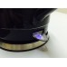 FixtureDisplays® Teapot Ceramic Electric Kettle Warm Plate, Black Peony Decor, Gift, New,13583